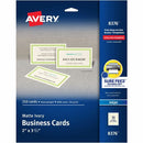 Avery Sure Feed&reg; Ivory Business Cards 8376