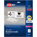 Avery Micro-Perforated Business Cards for Laser Printers, 2" 5371