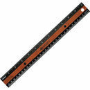 Westcott 12" KleenEarth Faux Burled Wood Ruler 14077