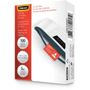 Fellowes Glossy Pouches - ID Tag not punched, 5 mil, 100 pack 52015