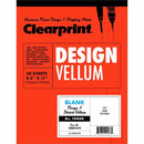 Clearprint Design Vellum Pad - Letter 10001410