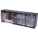 Deflecto Tilt Bin Interlocking Multi-Bin Storage Organizer 20404OP