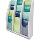 Deflecto Multi-Compartment Literature Display 52809