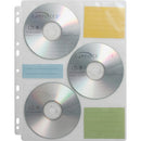 Compucessory CD/DVD Ring Binder Storage Pages 22297