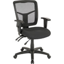 Lorell ErgoMesh Series Managerial Mesh Mid-Back Chair 86201