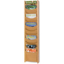Safco 12-Pocket Wood Magazine Rack 4331MO