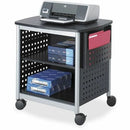 Safco Scoot Desk Side Hole Pattern Printer Stand 1856BL
