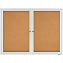 Quartet Enclosed Bulletin Board for Indoor Use 2364
