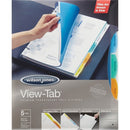 Wilson Jones View-Tab 5-Tab Transparent Dividers 55065