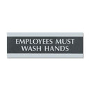 U.S. Stamp & Sign Employees Must Wash Hands Sign 4782