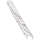 Fellowes Wire Binding Combs, 3/8" , 80 Sheets, White 52542