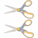 Westcott 8" Straight Soft Handle Titanium-Bonded Glide Scissors 13901