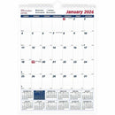 Brownline&reg; Wall Calendar Monthly 8x11" English C171101