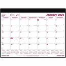 Brownline 2026 12-Month Monthly Desk Pad Calendar with Vinyl Hold C191924