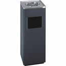 Safco Sandless Square Ash Urn/Trash Receptacle 9696BL