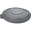 Rubbermaid Commercial Brute 32-Gallon Container Flat Lid 263100GRAY