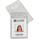 C-Line Vertical Heavy Duty Badge Holder 88617