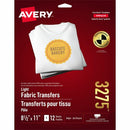 Avery T-Shirt Transfersfor Inkjet Printers 03275