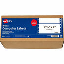 Avery Continuous Form Computer Labels, Permanent Adhesive, 4" x 1 04022