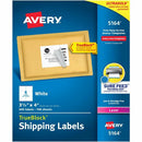 Avery White Rectangle Labels with Sure Feed&trade; Technolog 05164
