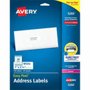 Avery White Rectangle Labels with Sure Feed&trade; Technolog 05260