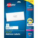 Avery White Rectangle Labels with Sure Feed&trade; Technolog 05261