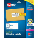 Avery White Rectangle Labels with Sure Feed&trade; Technolog 05263