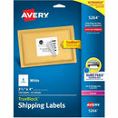 Avery White Rectangle Labels with Sure Feed&trade; Technolog 05264