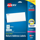 Avery White Rectangle Labels with Sure Feed&trade; Technolog 05267
