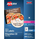 Avery CD Labelsfor Laser Printers 05584