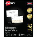 Avery Printable Business Cards, 2" x 3.5" , White, 2500 Card 5911