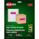 Avery High Visibility Neon ID Labelsfor Laser and Inkjet Pri 05970