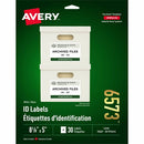 Avery ID Labelsfor Laser and Inkjet Printers, 8-1/8" x 5" 06573