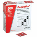 Pendaflex Numeric End Tab Filing Labels -