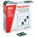 Pendaflex Numeric End Tab Filing Labels -
