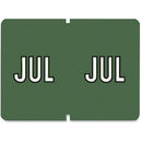 Pendaflex Monthly Color Coded Label 07600