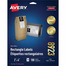 Avery White Rectangle Labels with Sure Feed&trade; Technolog 08923