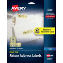 Avery Foil Mailing Labels 08987