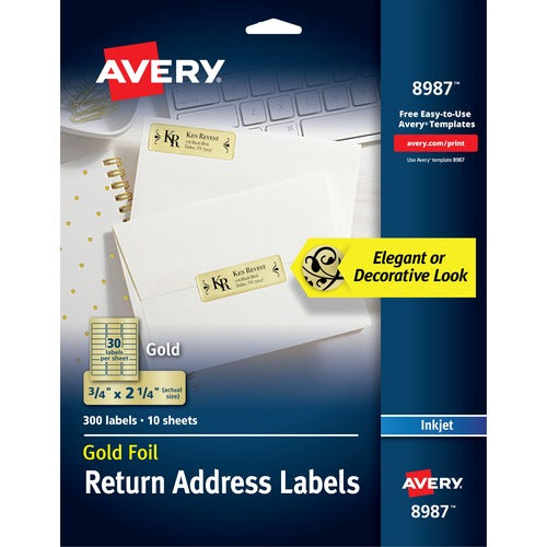 Avery&reg; Foil Mailing Labels AVE08987