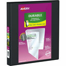 Avery Durable View Binder 1" , Slant D Rings, Black 34003