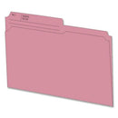 Hilroy 1/2 Tab Cut Letter Recycled Top Tab File Folder 55164