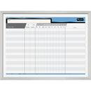 Quartet Bilingual Personnel Dry-Erase Board 72028