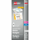 Avery Hanging Name Badge kitfor Laser and Inkjet Printers, 4 74465