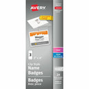 Avery Garment Friendly Clip Style Name Badge Kitfor Laser an 74467