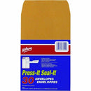 Hilroy Press-It Seal-It Kraft Envelopes, 5-7/8??9-Inch, 30 per Pa 76042