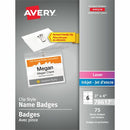 Avery Garment Friendly Clip Style Name Badge Kitfor Laser an 78617