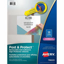 Avery Post & Protect Removable Self-Adhesive Display Protect 78620