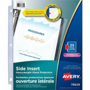 Avery Side Insert Sheet Protectors, 25/pk 78629