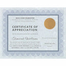 St. James&reg; Certificates, 24 lb Paper, Regent Blue w/ Gold Sea 83402