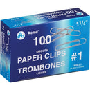 Acme United Smooth Paper Clip 90831